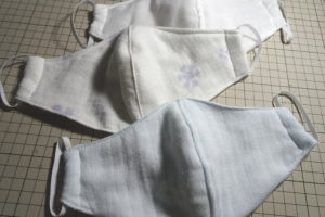 立体マスクバスタオルで